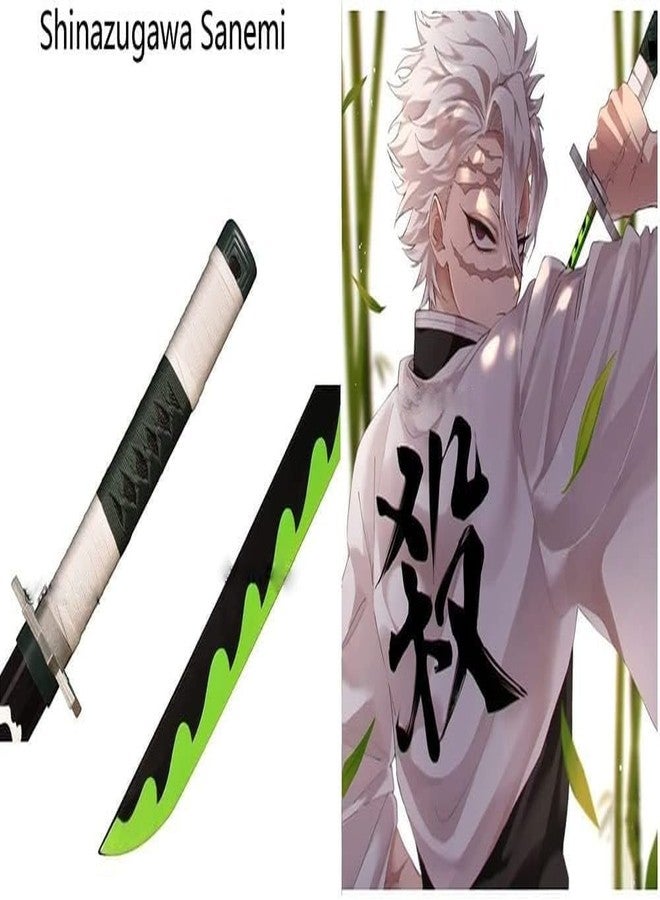 RVM Toys Cosplay 104 cm Sanemi Shinazugawa Wooden Sword Life Size Replica Katana Perfect for Anime Gift Merchandise Collectibles - Image 3